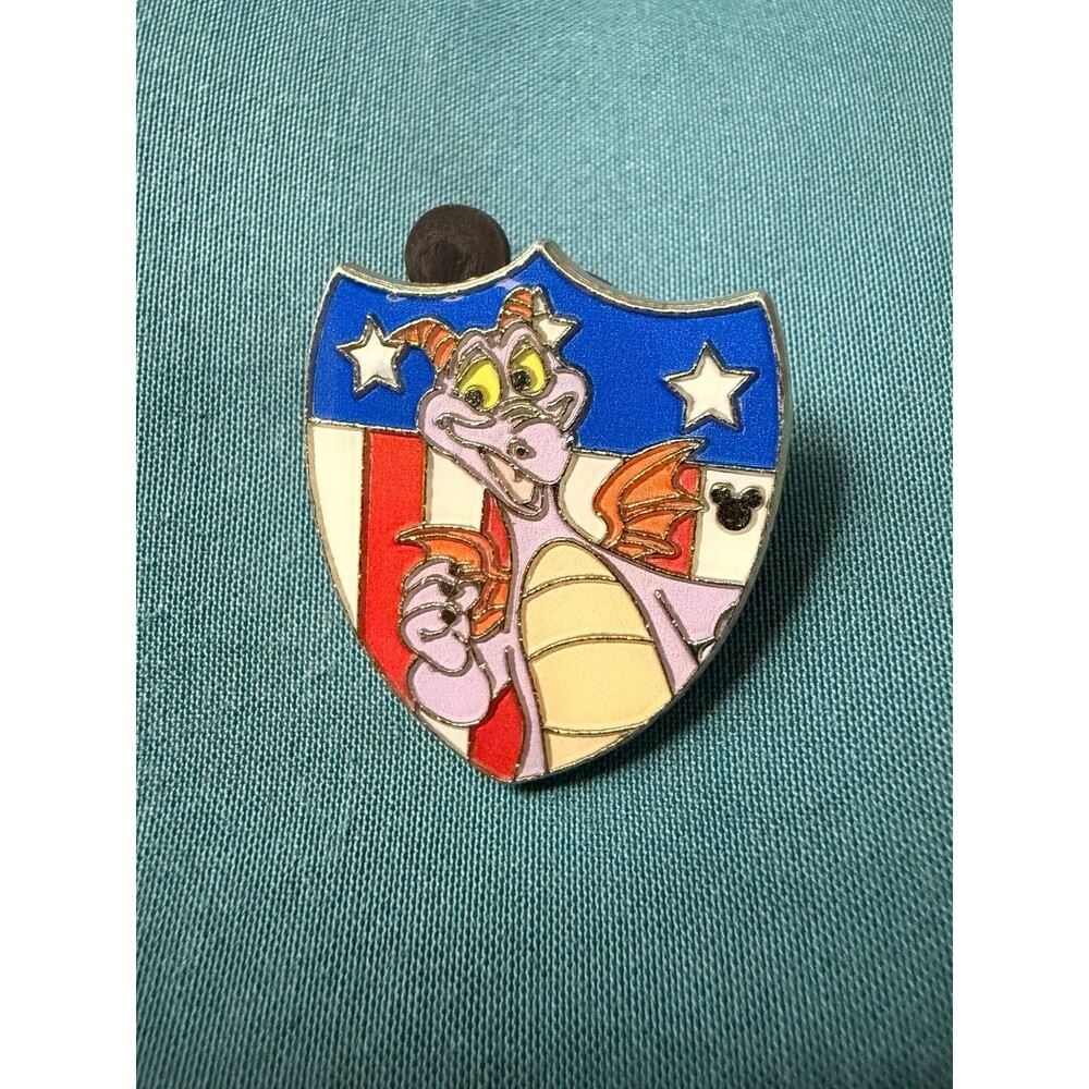 Hidden Mickey - Patriotic Characters - Figment pin